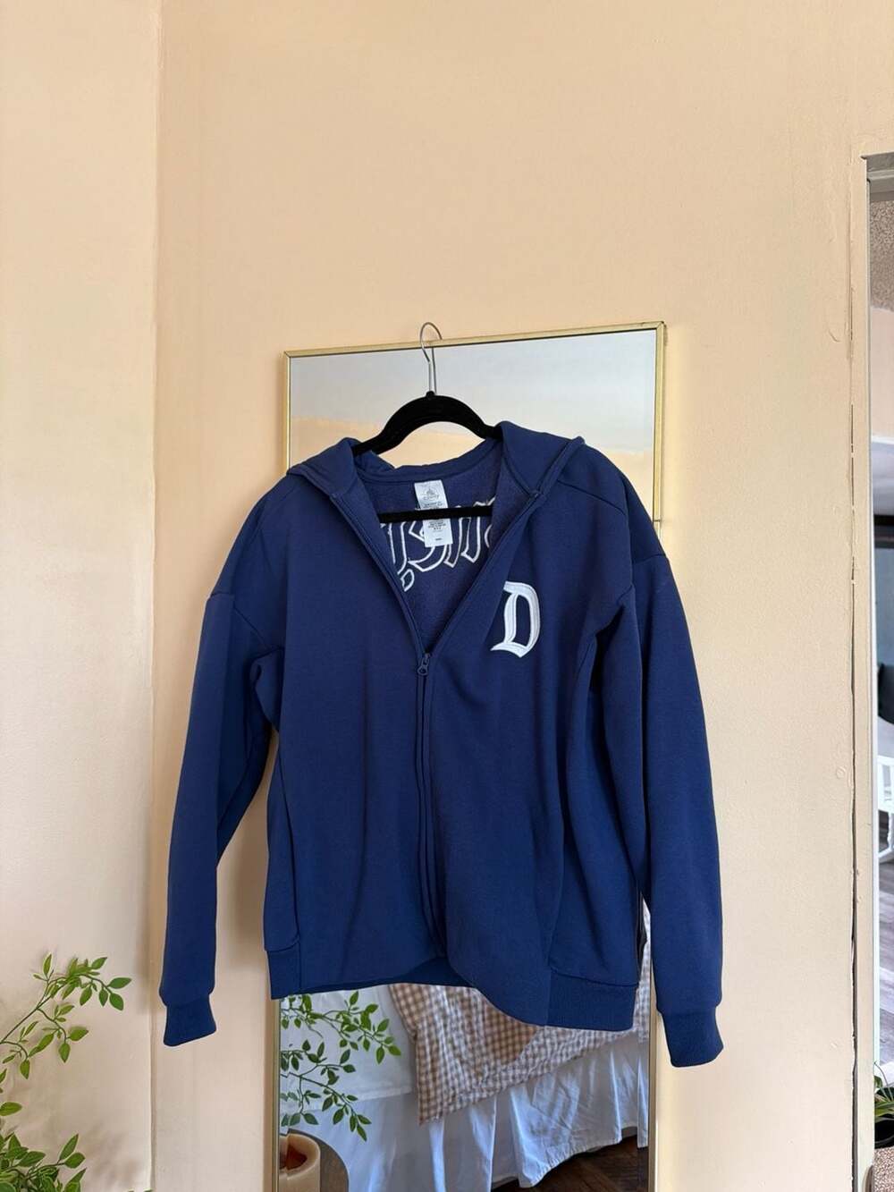 Disneyland Parks Authentic Original Est. 1955 Navy Blue Zip-Up Hoodie